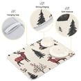thumbnail image 3 of Yayeee Dish Drying Mat for Kitchen Counter 18"x24" Microfiber Absorbent Pad, Beige Christmas Plaid, 3 of 7