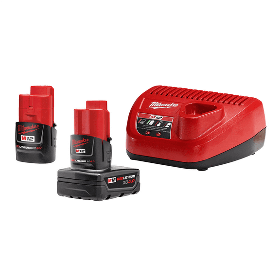 Milwaukee Tool M12™ REDLITHIUM™ CP2.0/XC4.0 Starter Pack