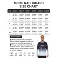 thumbnail image 2 of Owntop Men's Hooded UPF 50+ Rash Guard Swim Shirts Long Sleeve Athletic Hoodies Lightweight Fishing Running Thumbholes Shirt, Black, Size M-3XL, 2 of 10