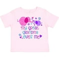 thumbnail image 3 of Inktastic My Great Grandma Loves Me- Cute Elephants Boys or Girls Toddler T-Shirt, 3 of 5