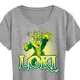 thumbnail image 3 of Marvel Loki - Logo - Women's Short Sleeve Graphic T-shirt, 3 of 5