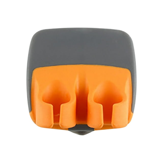 Pelador ergonómico de verduras con dedos y cómodo agarre de goma - Pack de 3 peladoras de acero inoxidable para patatas, zanahorias, pepinos y más