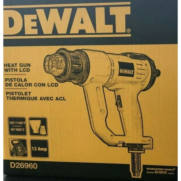DeWalt D26960K - Heat Gun Kit with LCD Display