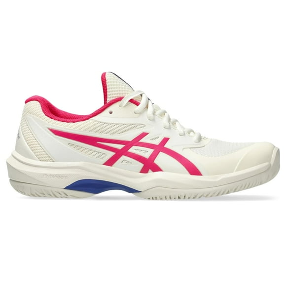 Zapatillas de Tenis ASICS Game FlyteFoam para Mujer Color Crema/Rosa Brillante Talla 8.5
