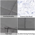 thumbnail image 6 of Costway Weighted Blankets 100% Cotton w/ Glass Beads Dark Grey 15 lbs, 48'' x 72'', 6 of 7