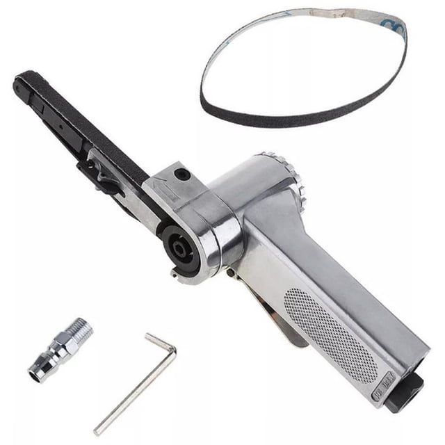 Rectificadora Ángulo Aire 3/8 Pulgadas 16000RPM Lijado Herramienta Neumática Amoladora Correa