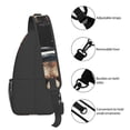 thumbnail image 4 of Lsque Urban Bear With Headphones Pattern Cross Chest Bag Diagonally – Premium Durable Front Chest Sling with Adjustable Padded Strap, High-Capacity Storage, 4 of 8