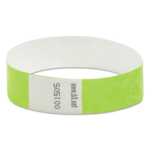 Security Wristbands, Sequentially Numbered, 10 Security Wristbands, Sequentially Numbered, 10