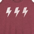 thumbnail image 3 of Instant Message - Row Of 3 Lightning Bolts - Women's Racerback Tank Top, 3 of 6