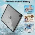 thumbnail image 4 of Waterproof Case for iPad (A16) 11th Generation Case & iPad 10th Generation 10.9 inch Case, [Built-in Screen Protector] [IP68 Waterproof] Full Body Rugged Shockproof Protective Cover, 4 of 6