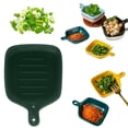 thumbnail image 2 of Liquidation en Liquidation Vert 1x3,5po Bol à Fruits Assiette à Fruits Plat de Cuisson avec Poignée Style Simple Résistant à la Chaleur Compatible Micro-Ondes pour Aliments Cuisine Déco Maison, 2 of 9
