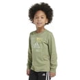 thumbnail image 2 of Adidas GREEN Boy's Graphic Long Sleeve T-Shirt, US 6, 2 of 4