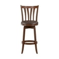 thumbnail image 2 of Hillsdale Furniture Savana Wood Bar Height Swivel Stool, Cherry, 2 of 16