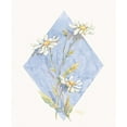 thumbnail image 2 of Unknown 15x17 White Modern Wood Framed Museum Art Print Titled - Daisy Pastel Violet I, 2 of 4