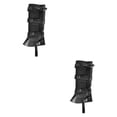 thumbnail image 4 of Fundas para botas piratas, vendas reutilizables para piernas para hombres, accesorios novedosos de estilo vintage. Negro, 4 of 7