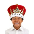 thumbnail image 2 of Royal Red King Costume Hat for Kids, 2 of 7