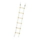 thumbnail image 5 of Escalera de cuerda de escalada para niños de 8,2 pies, accesorios para escalador, 6 peldaños de madera, escalera de escalada, escalera de cuerda, 5 of 9