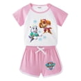 thumbnail image 3 of PAW Patrol-Camiseta de algodón para niños, 100%, conjuntos de pantalones cortos, Tops de dibujos animados y pantalones cortos, traje deportivo para niños y niñas, conjunto de ropa para niños, 3 of 5