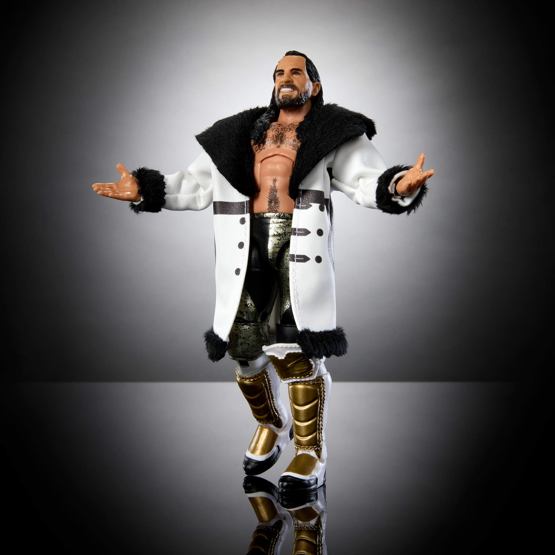 WWE Elite Top Picks Seth Rollins Action Figure & Accessories, 6-inch Collectible Set