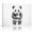 D, variant on XaaKee Canvas Wall Art Prints Panda Cub Whimsical Sketch Illustration Inner Framed 1812Inch