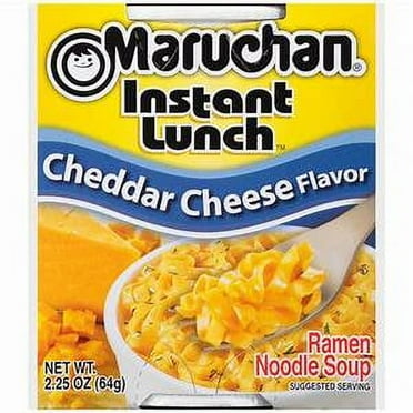 Maruchan Instant Lunch Cheddar Cheese Flavor Instant Lunch, 2.25 oz (12 packs)