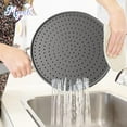 thumbnail image 4 of Silicone Splatter Screen for Frying Pan 12",No Splatter Pan Cover Grease Splatter Guard for Cooking to Stop Hot Oil Splatter Pan Cover Heat Resistant, 4 of 8