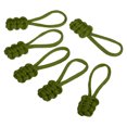 thumbnail image 1 of Unique Bargains Zipper Pulls Replacement Extension Cord Handle Fix Pull Tab Fixer Slider Head Repair Kit Olive Green 15 Pack, 1 of 5