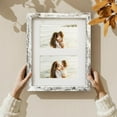 8x10 Collage Picture Frame, Displays 2Pcs 4x6 Pictures with Mat or 1Pcs ...