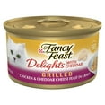 thumbnail image 2 of (12 pack) Purina Fancy Feast Grilled Delights with Cheddar Wet Cat Food, Chicken & Cheddar, 3 oz Can, 2 of 11