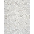 thumbnail image 2 of Pasargad Home Galaxy 12' x 15' Hand-Loomed Cowhide Silver Rug - All Ages, Indoors, 2 of 6