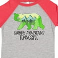 thumbnail image 4 of Inktastic Smoky Mountains, Tennessee Mountains and Bear Shape Boys or Girls Toddler T-Shirt, 4 of 5