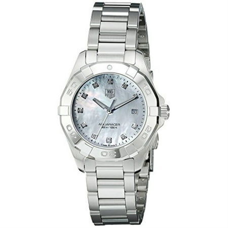 TAG Heuer Women's WAY1413.BA0920 Diamond-Accented Stainless Steel Watch with Link Bracelet