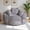 Grey, variant on GOODONE Floral Shaped Bean Bag Chair,Oversized Bean bag Sofa with 3 Pillows,Ultra Soft Plush Reading Chair,Floor Sofa Suitable for Living Rooms and Bedrooms,Beige