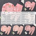 thumbnail image 3 of Gerichy Baby Girls Pajamas Kids Cotton Pajama Sets 2-Piece Long Sleeve Pjs Comfy Girl Sleepwear Home Clothes 3M-5T, 3 of 4