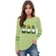 thumbnail image 3 of Blusas y camisas de manga larga con cuello redondo, moda del Día de San Patricio, blusa informal con estampado bonito de manga larga para niños y niñas., 3 of 5