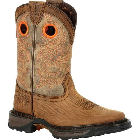 

Lil Durango® Maverick XP™ Big Kid s Bay Brown Western Boot Size 6(M)
