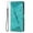 Green, variant on Wallet Case for iPhone 16e, with Card Slots Holder Magnetic Closure Phone Case, Premium PU Leather Shockproof Kickstand Flip Protective Purse Cover for iPhone 16e, Blue