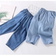 thumbnail image 5 of Ultrave Loose Denim Pants for Boys Girls Pull On Harem Joggers Elastic Waist Jeans for 2-8Y, 5 of 8