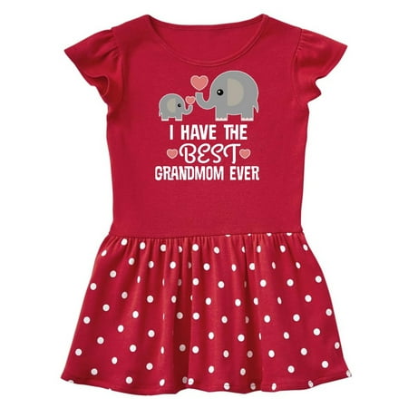 

Inktastic Grandmom Best Ever Grandkids Gift Gift Baby Girl Dress