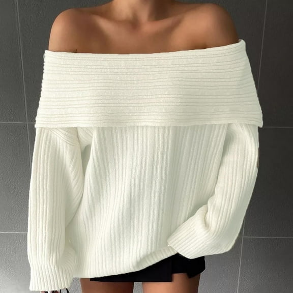 jobturf Women Sweaters Open Front Long Sleeve Cardigans Lightweight Casual Soft Knit Fall Trendy Jackets Outfits with Pockets