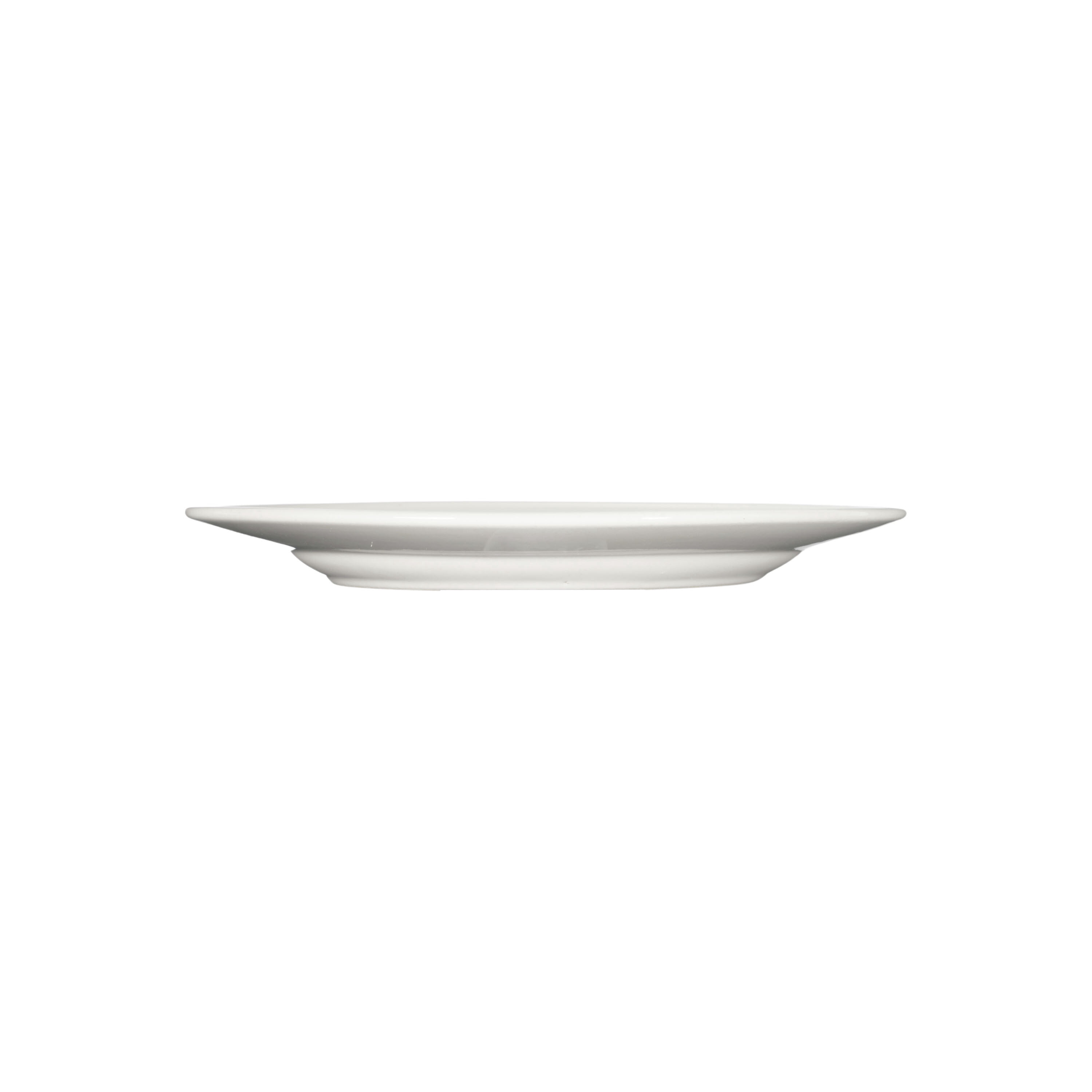 Mainstays 8in Darby White Stoneware Salad Plate