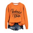 thumbnail image 4 of WEAIXIMIUNG Sweat-Shirt Surdimensionné pour Femmes Mode Décontractée Lettre Col Rond Manches Longues Hoodie Top, 4 of 4