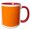 Red/White, variant on 3drose, Color Ut Orange, 11oz Mug