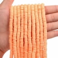 thumbnail image 3 of 350 piezas/lote de cuentas de arcilla polimérica redondas planas de 6 mm hechas a mano, cuentas espaciadoras sueltas Heishi para hacer joyas, pulseras y collares DIY, 3 of 5