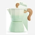thumbnail image 3 of Italian Coffee Maker, 3 Cups Aluminum Alloy Pot 150ml Brewer with Distributor Spoon Paper Filter for Home Making Mocha Latte Cappuccino Iced Americano, 3 of 7