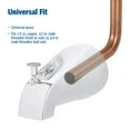 thumbnail image 6 of Keeney PP825-35 Universal Tub Spout with Front Diverter, Polished Chrome, 6 of 9