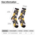 thumbnail image 2 of Logiee Mouse Cheese Print Adult Socks for Men & Women,Calf Socks, Ankle Socks,Boots Socks,Breathable Casual Sock,Unisex Crew Socks, 2 of 6