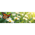 thumbnail image 4 of Nature Themed Butterfly Daisy Background Banner Party Decorations Photography Props Spring Garden Celebrations Outdoor Events Photo Booth Backdrop, 4 of 4