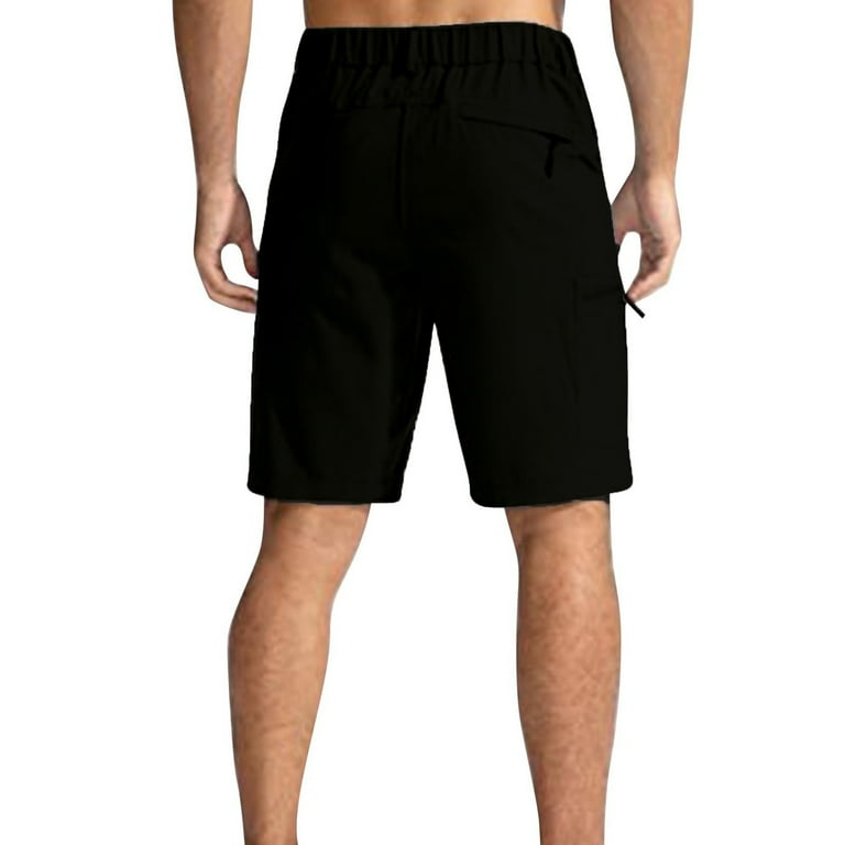 mens dress shorts 7 inch inseam Mavi Men's Linen 7" Inseam Shorts In Black