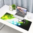 thumbnail image 5 of Cool Soccer Ball Printed Mouse Pad, Oversized Game Mouse Pad with Stitched Edge and Non-Slip Rubber Base, Desk Pad, Writing Pad, 5 of 7